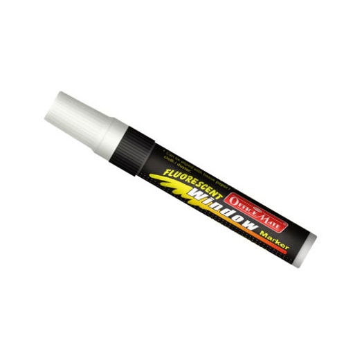 Imagen de MARCADOR PARA VIDRIO FLUORESCENTE - BLANCO