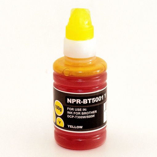 Imagen de TINTA PARA SISTEMA CONTINUO BROTHER DCP T300 - Color Amarillo