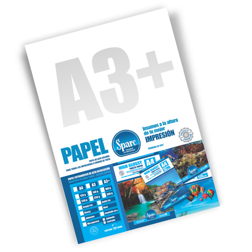 Imagen de PAPEL FOTO A3+ 180 g - DOBLE FAZ GLOSSY PREMIUM - 20 HOJAS
