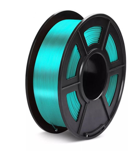 Imagen de FILAMENTO PLA+ SILK - 1.75mm, 1kg - VERDE