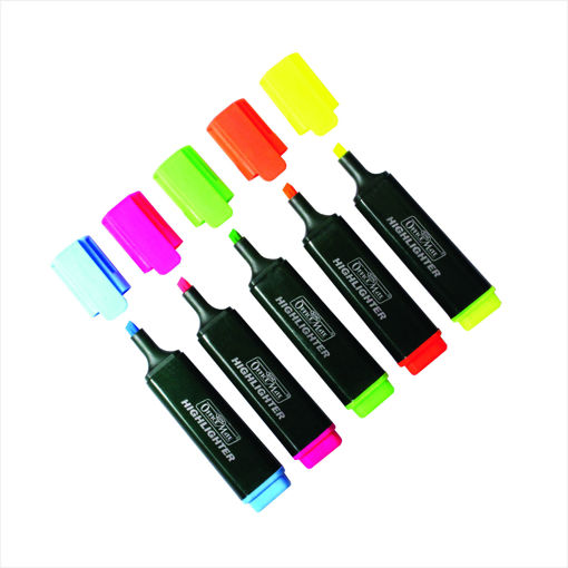 Imagen de MARCADOR FLUO - BLISTER x 5 PIEZAS